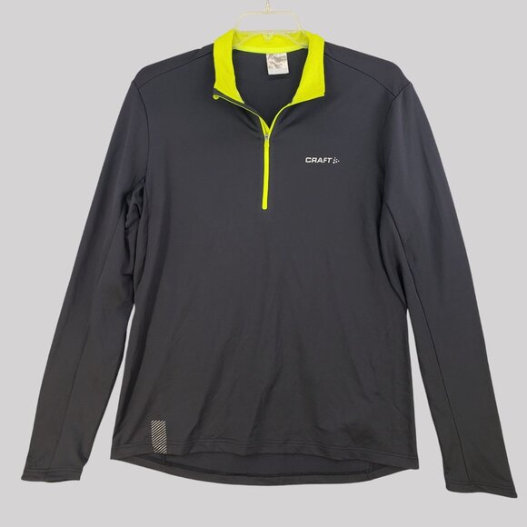 Craft Long Sleeve Half-Zip Athletic Shirt Mens XXL - Picture 3 of 9